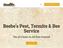 Tablet Screenshot of beebes.com